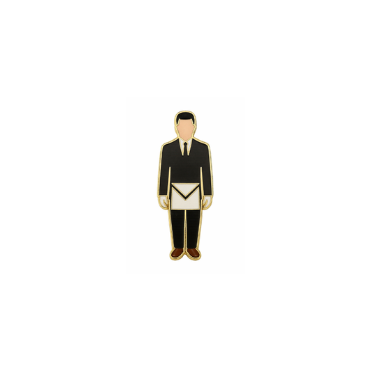 'Mason Man' Lapel Pin - Brother