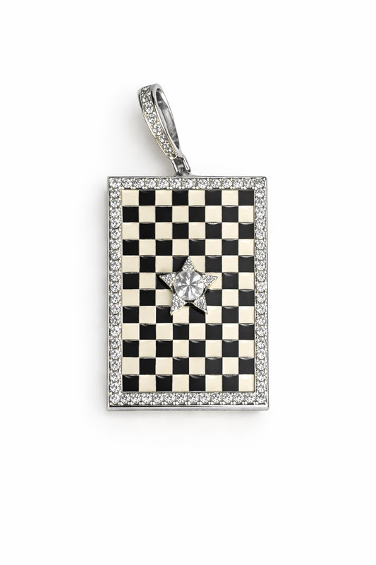 'Ornaments' - Silver (Moon) Pendant